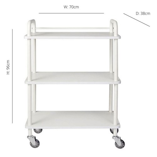 Astrid White Trolley